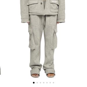 Grey Quilted Pocket Sweatpants MY MUM MADE IT